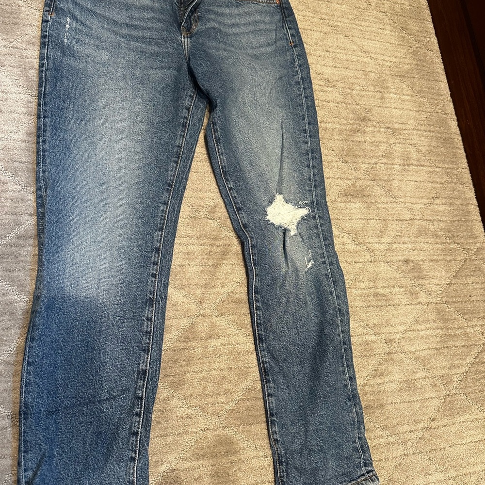 Zara mid rise boot cut jeans sz 6